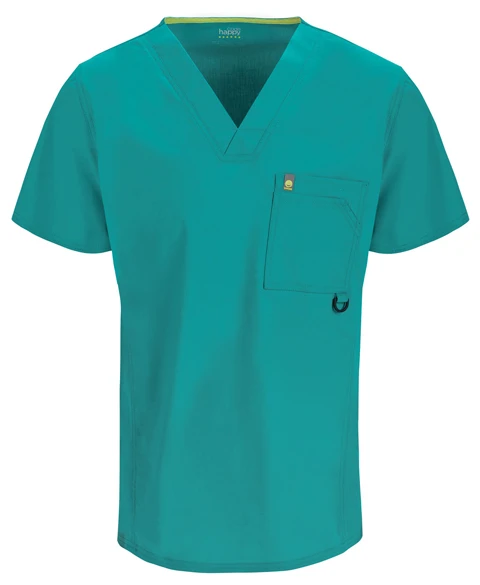 Zdravotnícke oblečenie - Jednofarebné - Pánska zdravotnícka blúza C - modrozelená | medical-uniforms