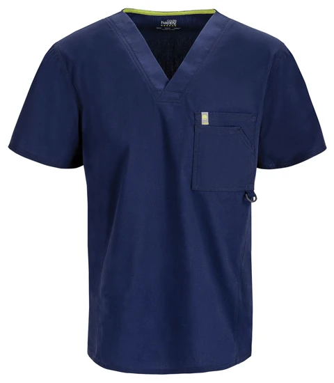 Zdravotnícke oblečenie - Jednofarebné - Pánska zdravotnícka blúza C - námornícka modrá | medical-uniforms