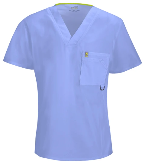 Zdravotnícke oblečenie - Jednofarebné - Pánska zdravotnícka blúza C - nebeská modrá | medical-uniforms