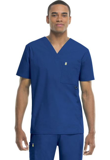 Zdravotnícke oblečenie - Jednofarebné - Pánska zdravotnícka blúza CP - kráľovská modrá | medical-uniforms