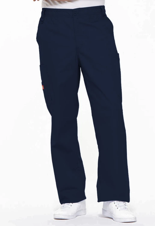 Zdravotnícke oblečenie - Nohavice - Pánske zdravotnícke nohavice na zips - námornícka modrá | medical-uniforms