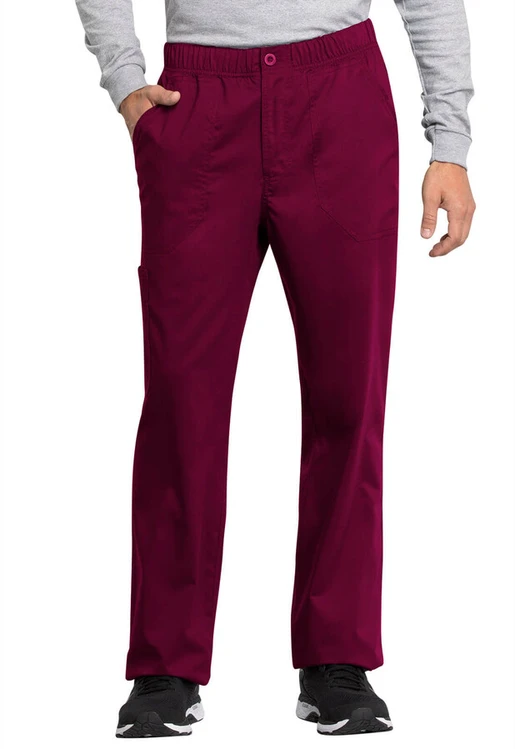 Zdravotnícke oblečenie - Nohavice - Pánske nohavice „REVOLUTION TECH“ vo farbe vínová | medical-uniforms