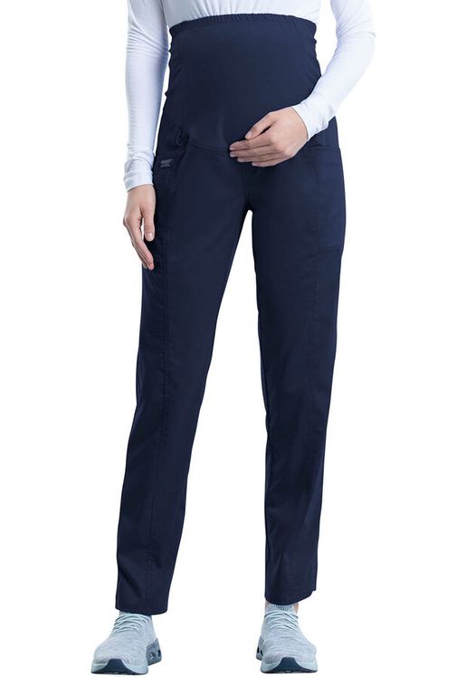 Zdravotnícke oblečenie - Dámske nohavice - Zdravotnícke tehotenské nohavice MATERNITY - námornícka modrá | medical-uniforms