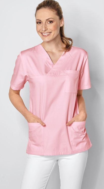 Zdravotnícke oblečenie - 7days - blúzy - Unisex zdravotnícka blúza UNISEX 95° - ružová | Medical-uniforms.sk