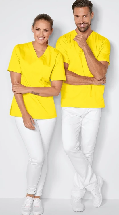 Zdravotnícke oblečenie - 7days - blúzy - Unisex zdravotnícka blúza UNISEX 95° - žltá | Medical-uniforms.sk