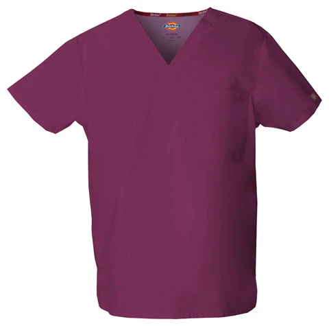 Zdravotnícke oblečenie - Dámske zdravotnícke blúzy - Unisex zdravotnícka blúza Vvýstrih - vínová | Medical-uniforms