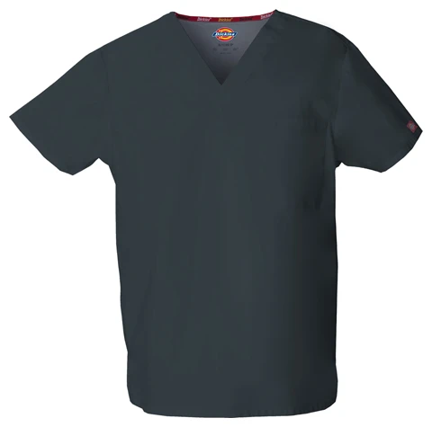 Zdravotnícke oblečenie - Dámske zdravotnícke blúzy - Unisex zdravotnícka blúza V-výstrih - cínová | Medical-uniforms