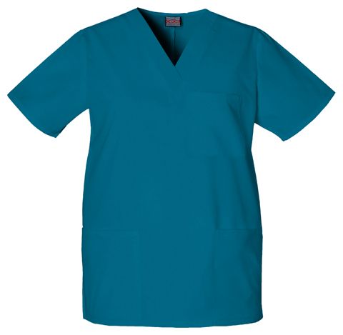 Zdravotnícke oblečenie - Blúzy - Unisexová zdravotnícka blúza - karibská modrá | Medical-uniforms