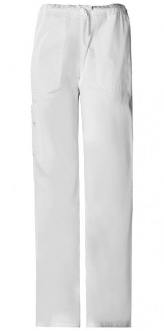 Zdravotnícke oblečenie - Nohavice - Unisex zdravotnícke športové nohavice s uväzovaním - biela | Medical-uniforms