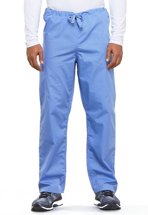 Zdravotnícke oblečenie - Nohavice - Unisexové zdravotnícke šnurovacie nohavice - nebeská modrá | medical-uniforms