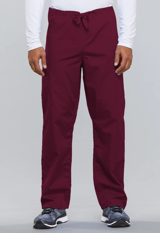 Zdravotnícke oblečenie - Nohavice - Zdravotnícke šnurovacie nohavice - vínová | medical-uniforms