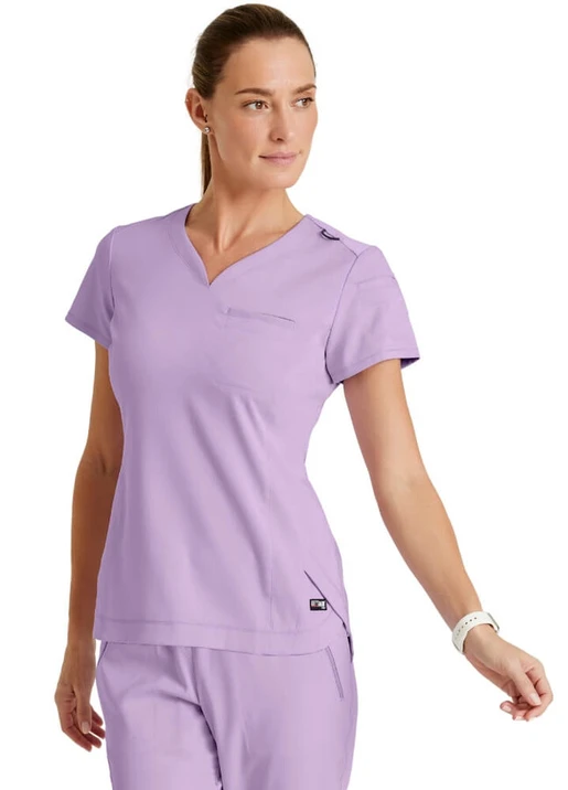 Zdravotnícke oblečenie - Dámske zdravotnícke blúzy - Dámska zdravotnícka blúza CAPRI Grey´s Anatomy Spandex Stretch - frézie | medical-uniforms