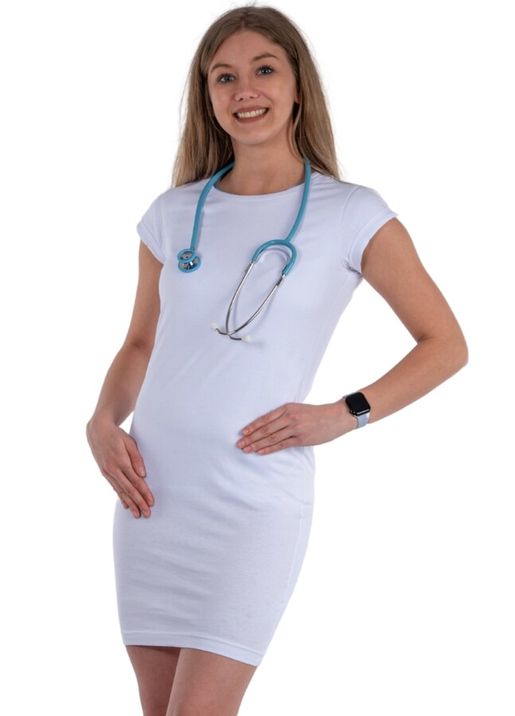 Zdravotnícke oblečenie - Novinky - Zdravotnícke šaty MEDICAL biele | medical-uniforms